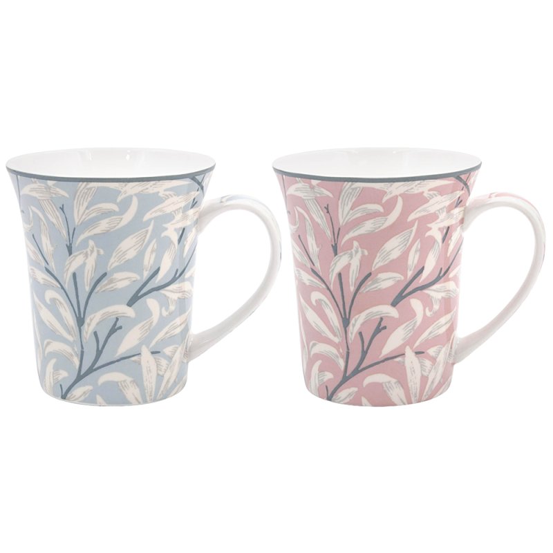 WILLOW BOUGH MUGS SET 2