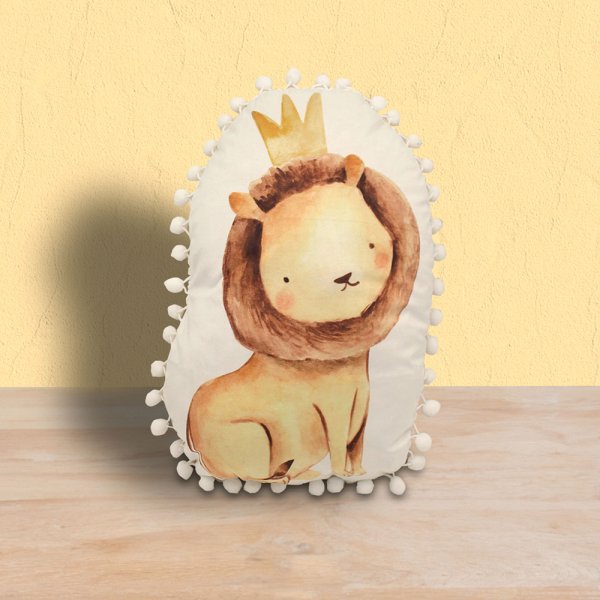 LITTLE MOMENTS LION CUSHION