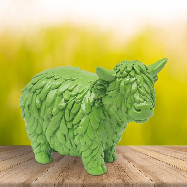HIGHLAND COW GREEN