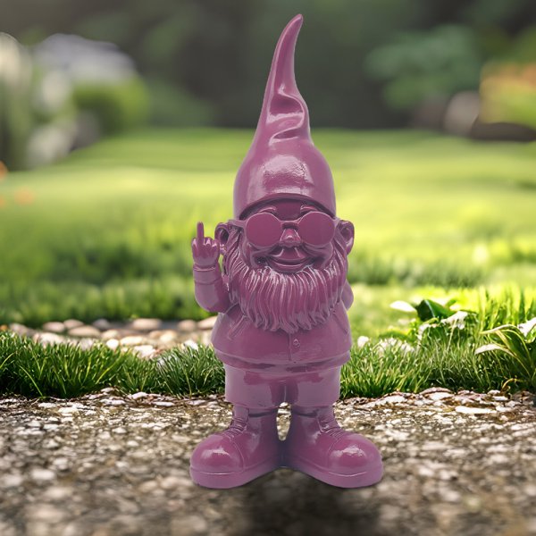 GNOMES BEHAVING BADLY PUR 27CM