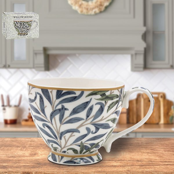 WILLOW BOUGH FOOTED MUG