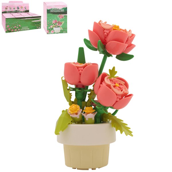 MINIBRICKS PINK ROSES