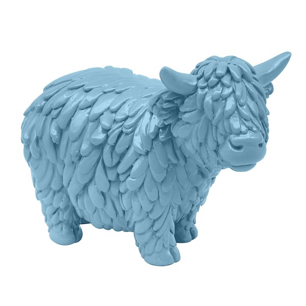 HIGHLAND COW BLUE