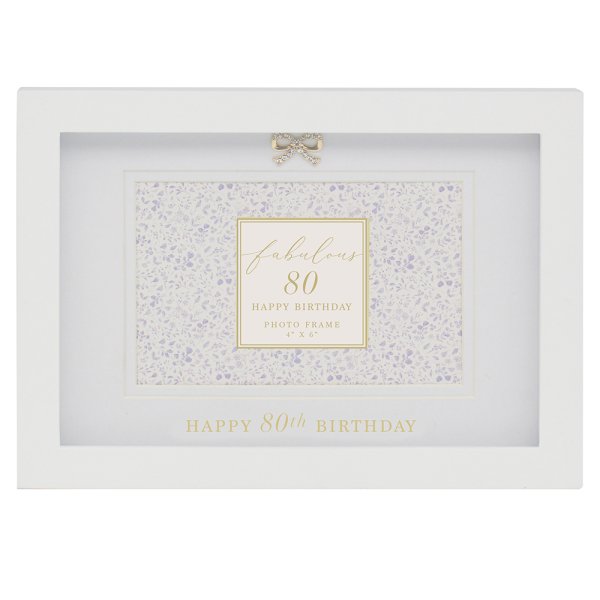 HAPPY 80TH BIRTHDAY FRAME