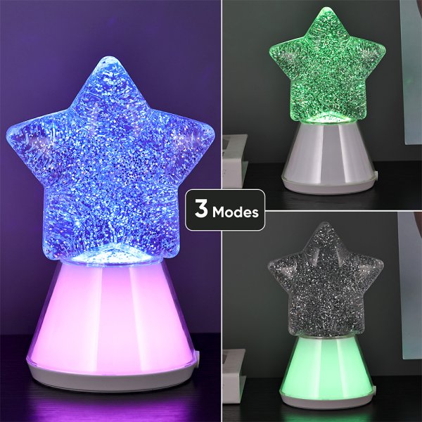 GLITTER STAR LAMP