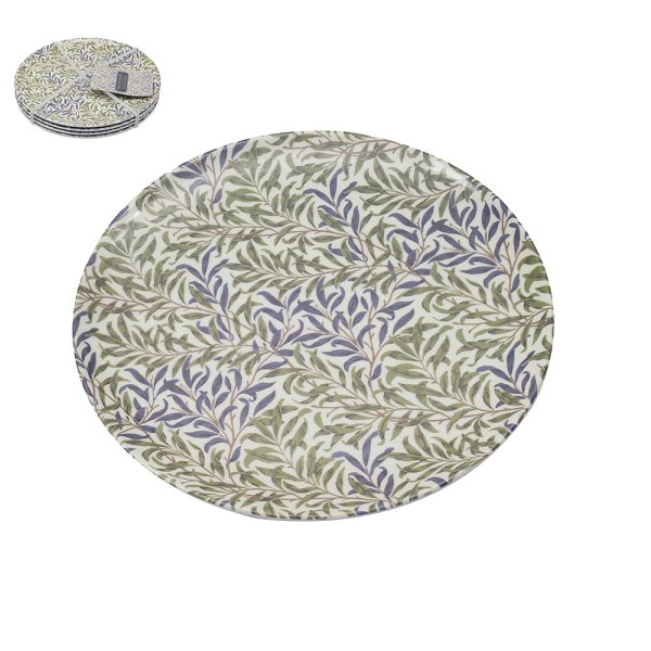 WILLOW BOUGH PLATE SET 4 WILLOW BOUGH PLATE SET 4