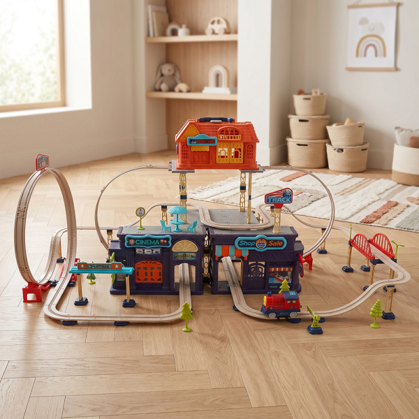 TRAIN TRACK PLAY SET