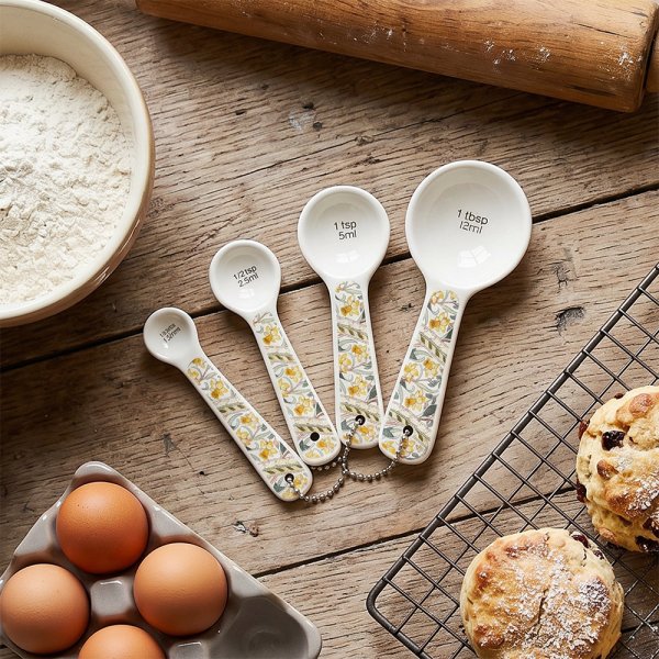 DAFFODIL MEASURING SPOONS S4