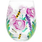 BEES STEMLESS GLASS