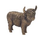 BRONZED HIGHLAND COW