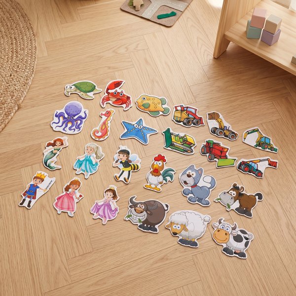 JIGSAW PUZZLE 4 ASST