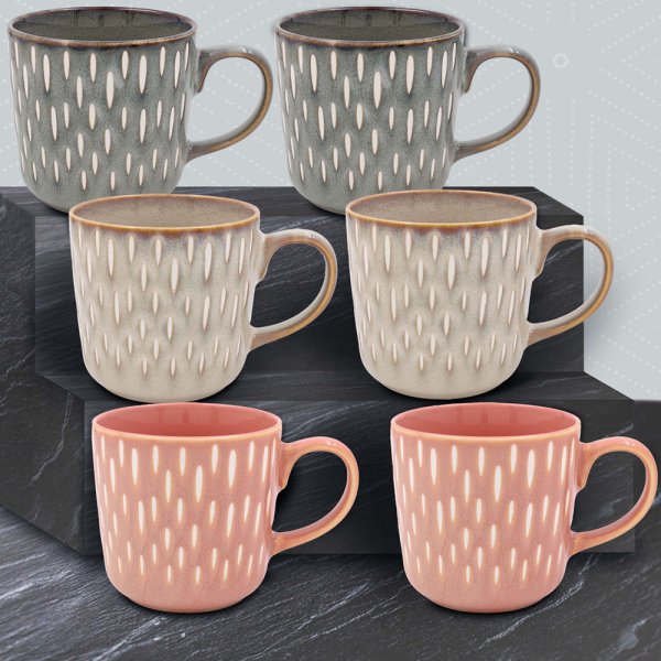 REACTIVE GLAZE MUGS SET 2