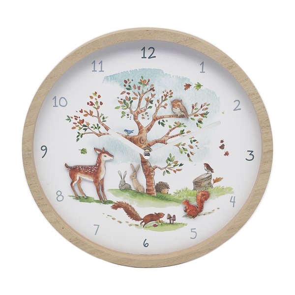 FOREST FRIENDS CLOCK