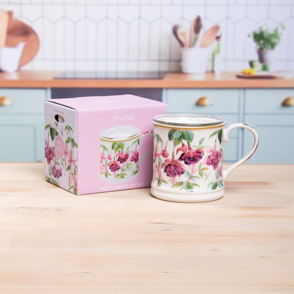 FUSCHIA CANDLE GIFT SET