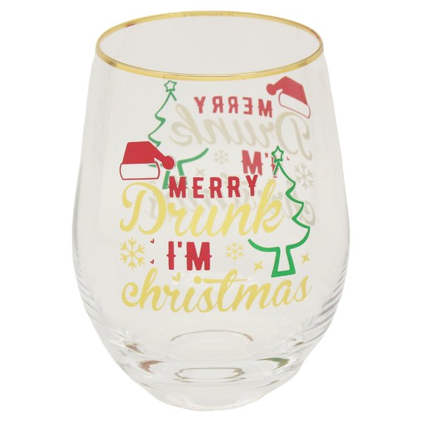 STEMLESS GLASS MERRY DRUNK