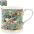 STRAWBERRY THIEF TEAL MUG