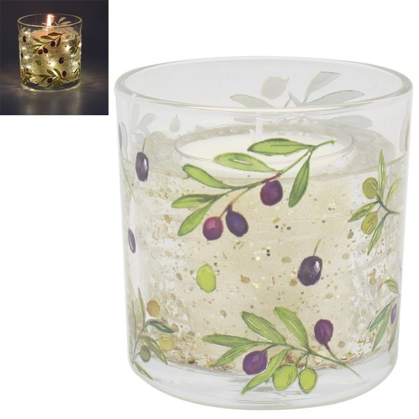 OLIVE GROVE LED GEL CANDLE