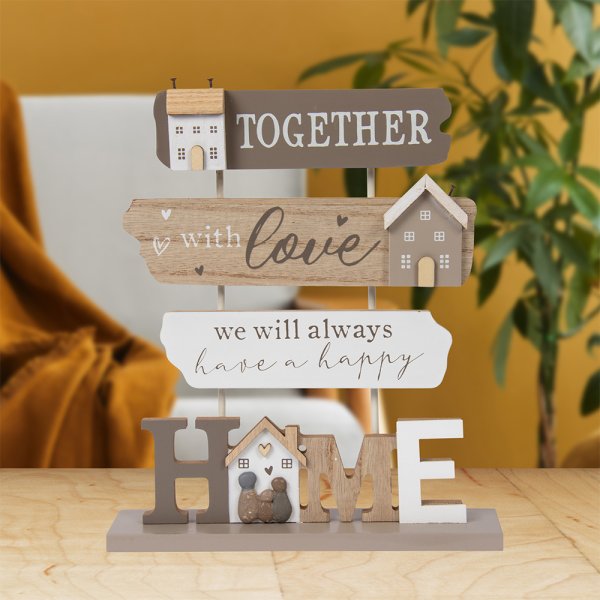 HOME STANDING PLAQUE