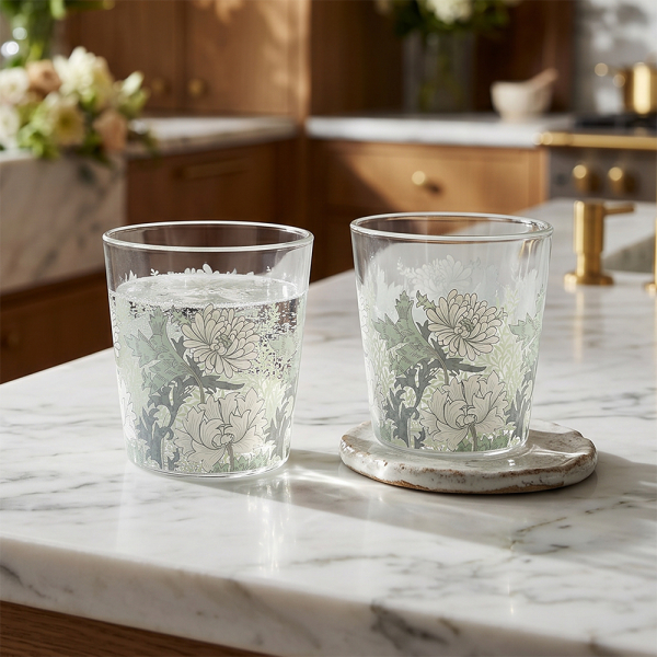 CHRYSANTHEMUM GLASSES S2