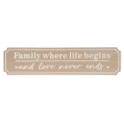 FAMILY LIFE BEGINS PLAQUE