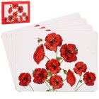 BEE-TANICAL POPPY PLACEMATS S4