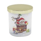 XMAS BUG ART SANTA CANDLE