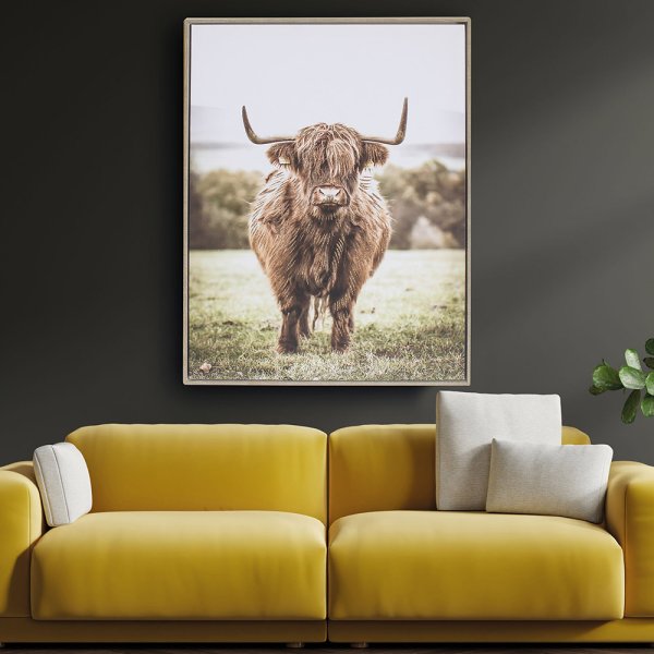 HIGHLAND COW WALL ART