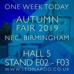 One Week to Autumn Fair 2018