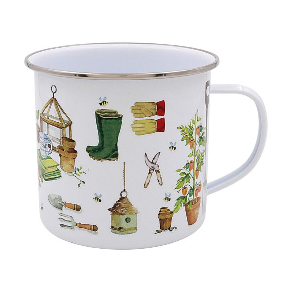 GREEN FINGERS TIN MUG