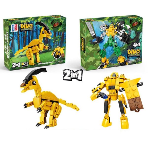 MINIBRICKS DINOSAUR YELLOW