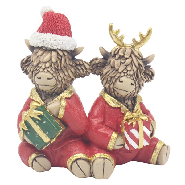 XMAS HIGHLAND COWS PRESENTS