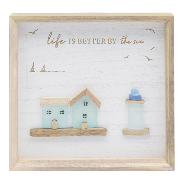 GLASS ART PLAQUE LIFE ISBETTER