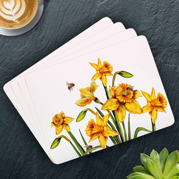 BEE-TANICAL DAFFODIL P/MATS S4