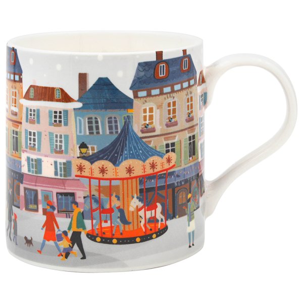XMAS TINSEL TOWN MUG