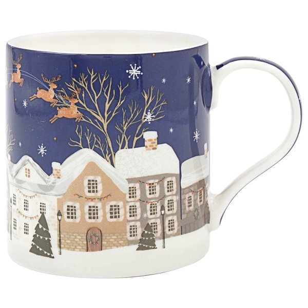 XMAS TINSEL TOWN MUG
