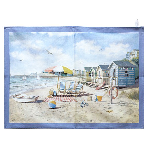 SANDY BEACH TEA TOWEL