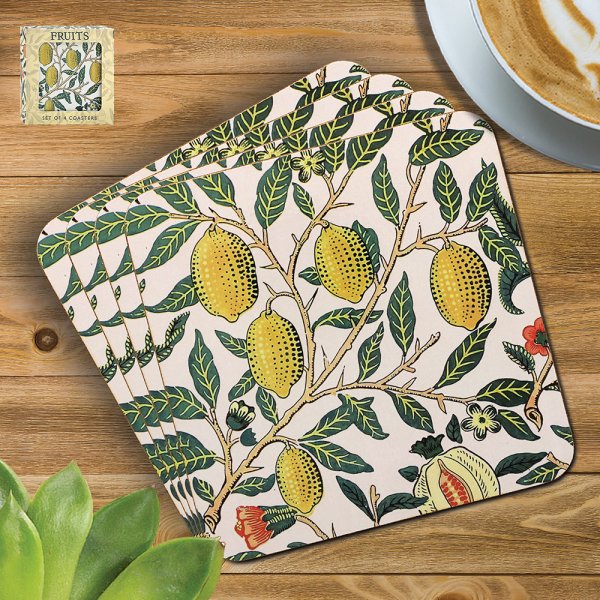 FRUITS COASTER SET 4