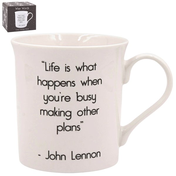 LIFE IS WHAT HAPPENS MUG