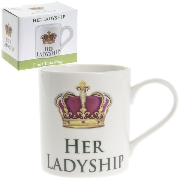 HER LADYSHIP FINE CHINA MUG