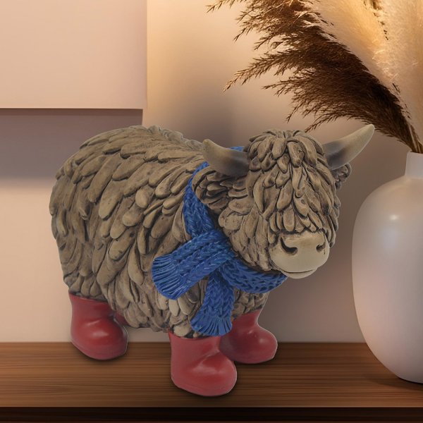 HUGHIE HIGHLAND COW REDWELLIES