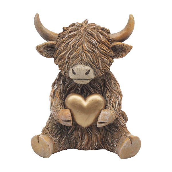 HIGHLAND COW HEART OF GOLD