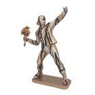 DRIP ART FLOWER THROWER GOLD