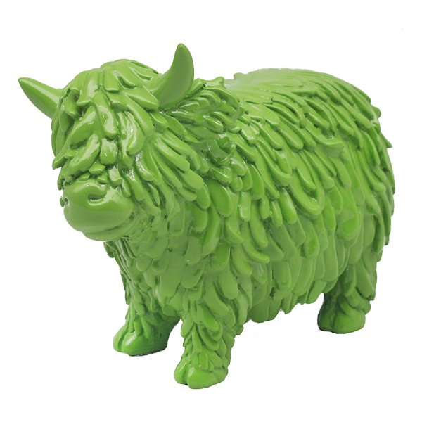 HIGHLAND COW GREEN