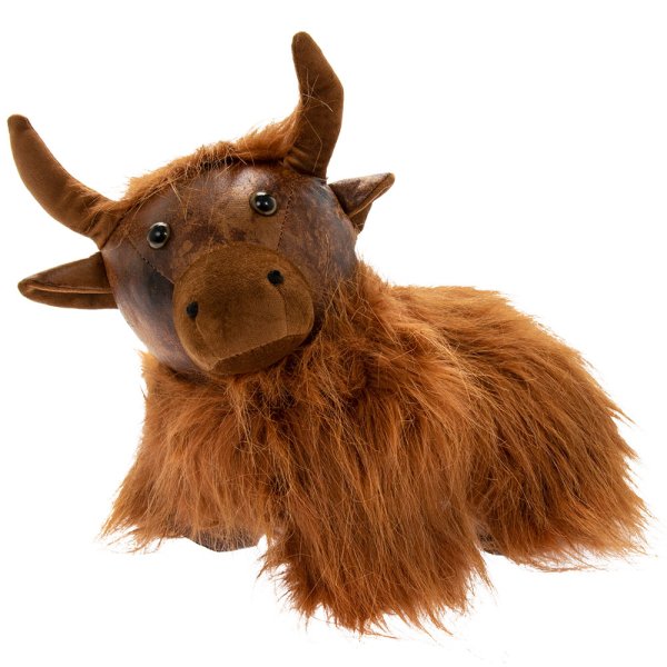 HIGHLAND COW DOORSTOP