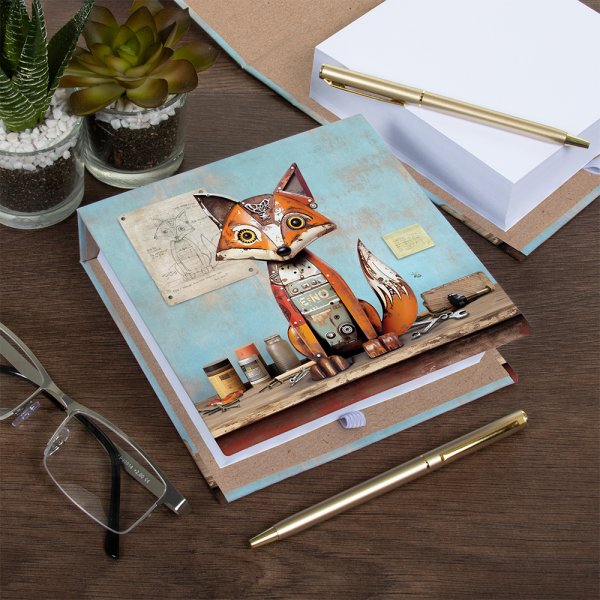 SCRAP FOX MEMO PAD