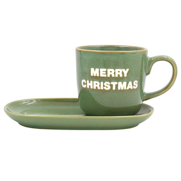 MERRY CHRISTMAS SNACK SETS GRN