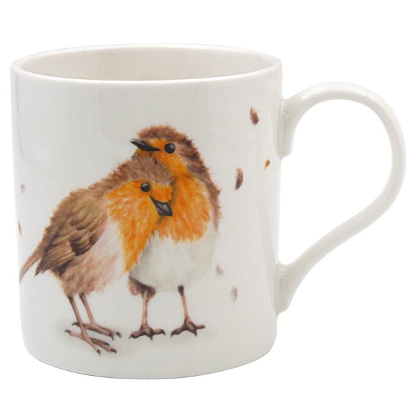ROBIN LOVE BIRDS MUG