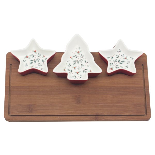 CHEESE BOARD WITH 3 DISHES