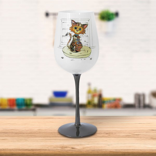 KIMBA KITTEN WINE GLASS