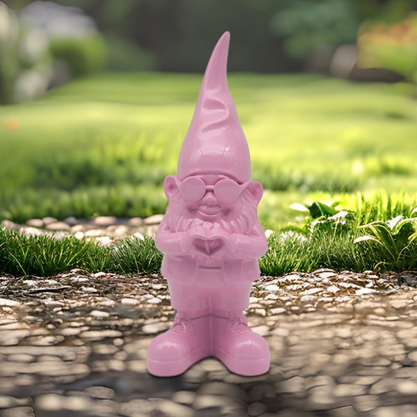 GNOMES BEHAVING BADLY PNK 20CM